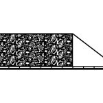 Brama przesuwna Meliore 600×170 cm