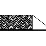Brama przesuwna Mia 600×170 cm