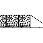 Brama przesuwna Noemi 600×150 cm