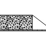 Brama przesuwna Noemi 600×170 cm