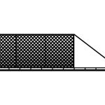 Brama przesuwna Dina 600×170 cm