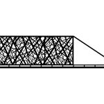 Brama przesuwna Eva 600×150 cm