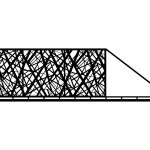Brama przesuwna Eva 600×170 cm