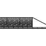 Brama przesuwna Perina 400×120 cm