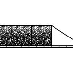 Brama przesuwna Perina 600×150 cm