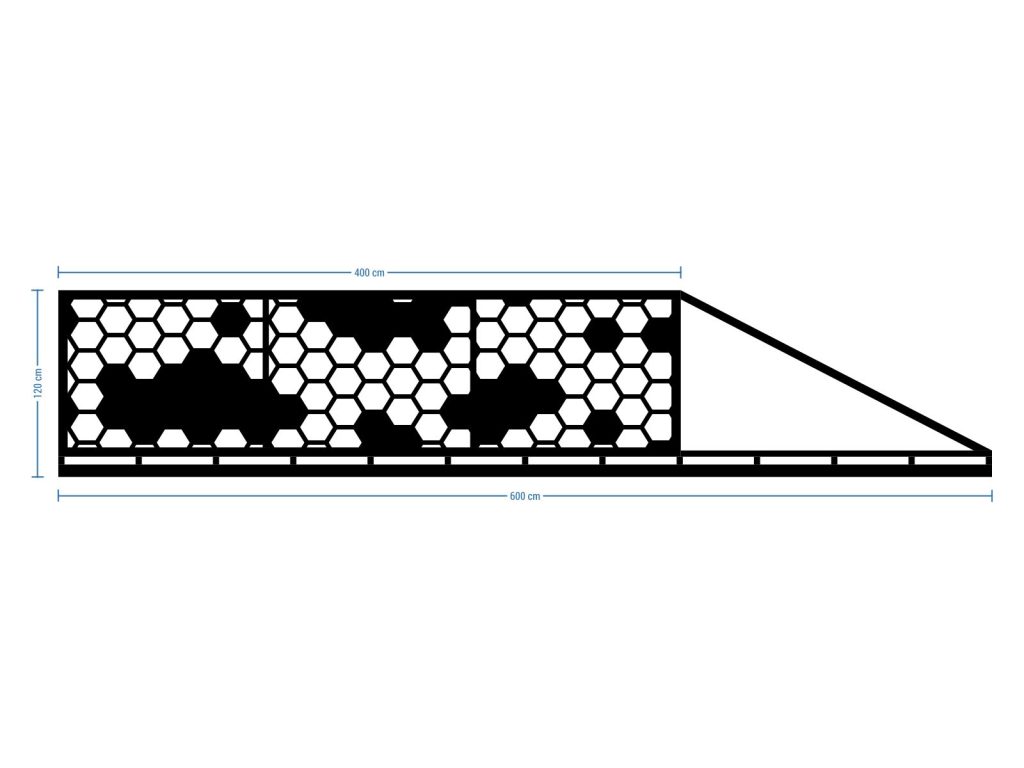 Brama przesuwna Isabella 400×120 cm - obrazek 2