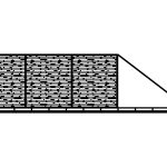 Brama przesuwna Bella 600×170 cm