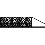 Brama przesuwna Cristina 400×120 cm