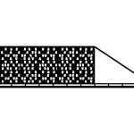 Brama przesuwna Cristina 600×150 cm