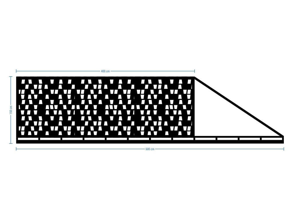 Brama przesuwna Cristina 600×150 cm - obrazek 2