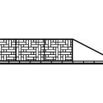 Brama przesuwna Claudia 400×120 cm