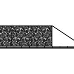 Brama przesuwna Lisa 600×150 cm