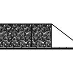 Brama przesuwna Lisa 600×170 cm