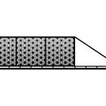 Brama przesuwna Perla 600×150 cm