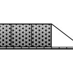 Brama przesuwna Perla 600×170 cm