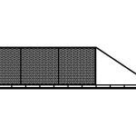Brama przesuwna Caterina 600×150 cm