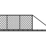 Brama przesuwna Bianca 600×170 cm