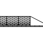 Brama przesuwna Azzurra 400×120 cm