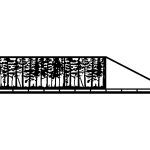 Brama przesuwna Veronica 400×120 cm