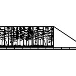 Brama przesuwna Veronica 600×150 cm