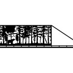 Brama przesuwna Olivia 600×150 cm