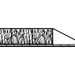 Brama przesuwna Diana 400×120 cm