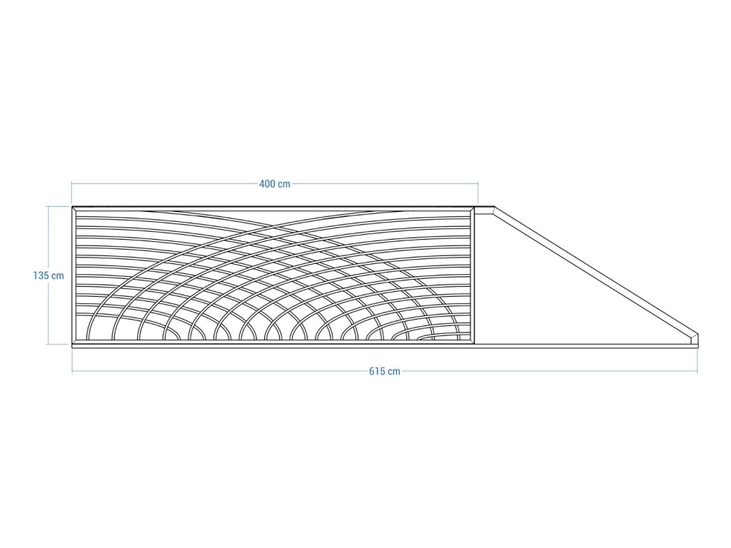 Brama przesuwna Miriam 615×135 cm - obrazek 3