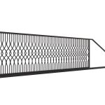 Brama przesuwna Rosalia 615×135 cm