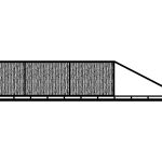 Brama przesuwna Maura 400×120 cm