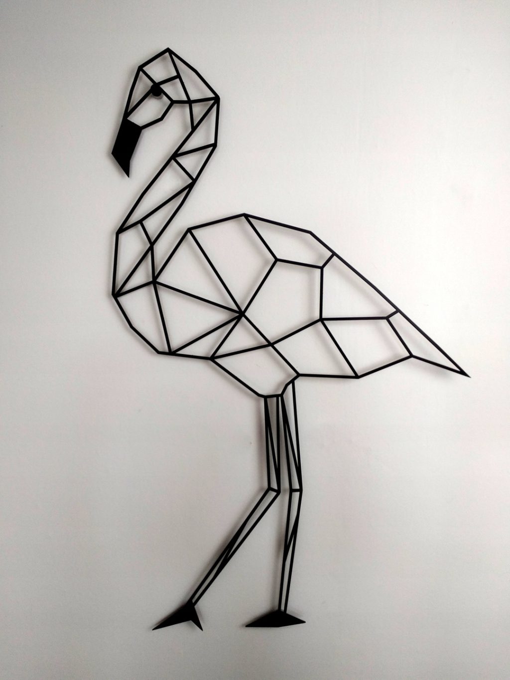 Dekoracja geometryczna metalowa Flaming 80 cm - obrazek 3