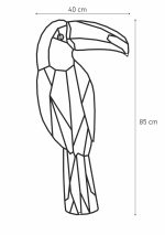 Dekoracja geometryczna metalowa Tukan 85 cm - obrazek 2
