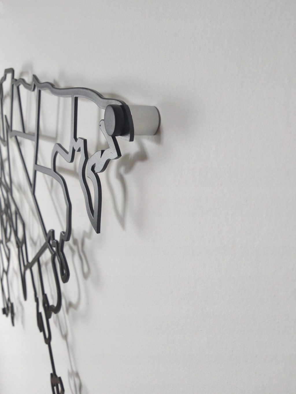 Metalowa mapa świata DES015 150 cm - obrazek 7