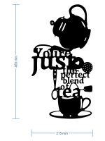 Metalowa dekoracja ścienna Tea 40 cm - obrazek 3