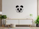Dekoracja ścienna metalowa Panda 80 cm - obrazek 2