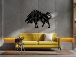 Dekoracja ścienna metalowa Byk 100 cm - obrazek 2