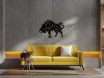 Dekoracja ścienna metalowa Byk 50 cm - obrazek 2