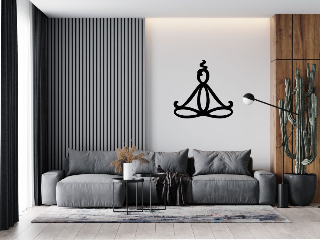 Dekoracja ścienna metalowa Fakir 100 cm - obrazek 2