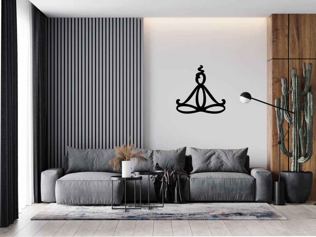 Dekoracja ścienna metalowa Fakir 80 cm - obrazek 2