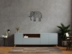 Nowoczesna dekoracja ścienna Słoń 50 cm - obrazek 3