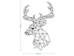 Dekoracja ścienna metalowa Jeleń Profil 100 cm - obrazek 2