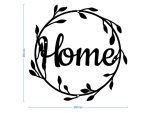 Dekoracja metalowa ścienna Home 50 cm - obrazek 2