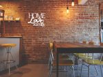 Dekoracja ścienna metalowa Home Love Family 50 cm - obrazek 2