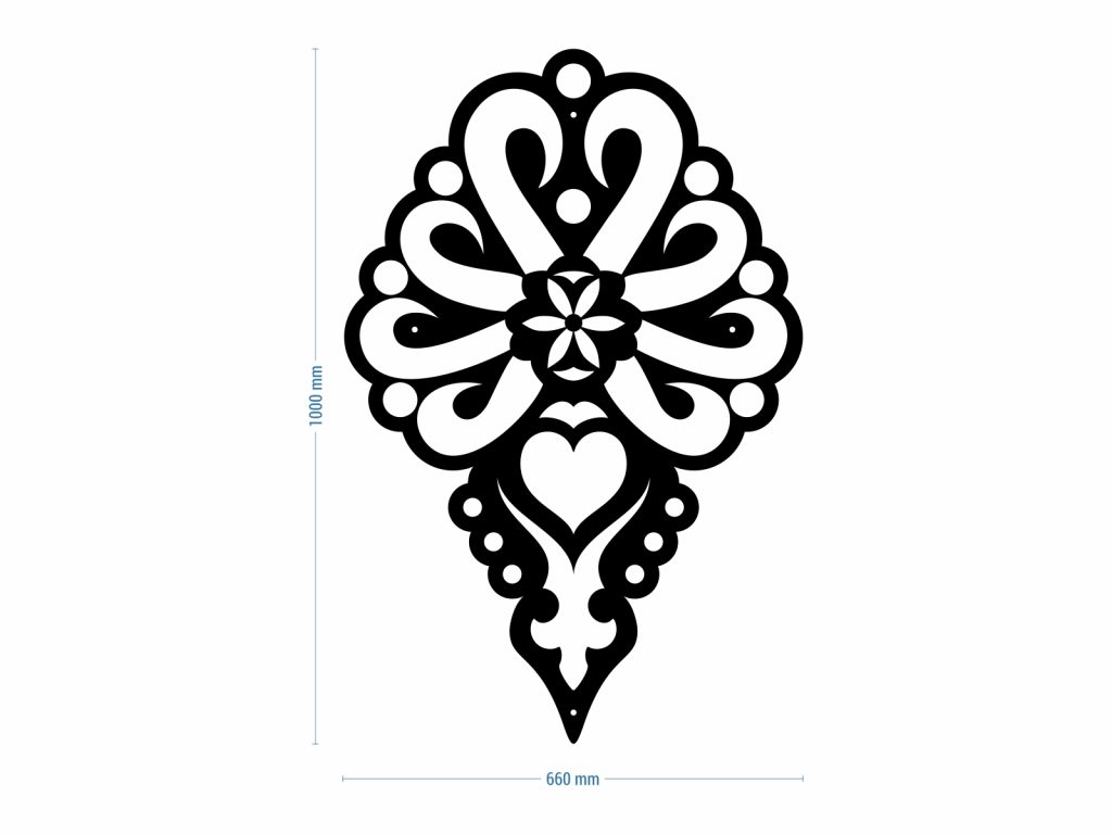 Dekoracja ścienna Góralska Parzenica 100 cm - obrazek 3