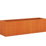 Donica ogrodowa metalowa Corten 30x105x30 cm
