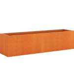 Donica ogrodowa metalowa Corten 30x120x30 cm