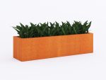 Donica ogrodowa metalowa Corten 30x120x30 cm - obrazek 2
