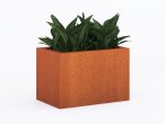 Donica ogrodowa metalowa Corten 30x45x30 cm - obrazek 2