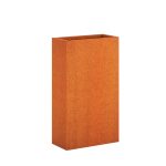 Donica ogrodowa metalowa Corten 30x60x105 cm