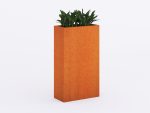 Donica ogrodowa metalowa Corten 30x60x105 cm - obrazek 2