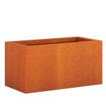 Donica ogrodowa metalowa Corten 30x60x30 cm